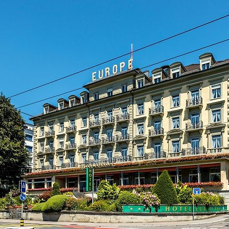 Grand Hotel Europe Lucerna Exterior foto